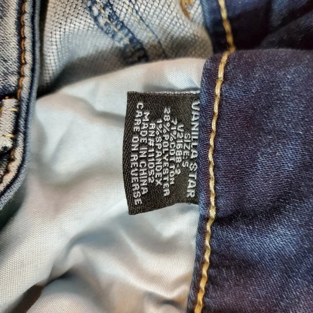 👀 Vanilla Star High Rise Skinny Jeans size 5 - Picture 7 of 8